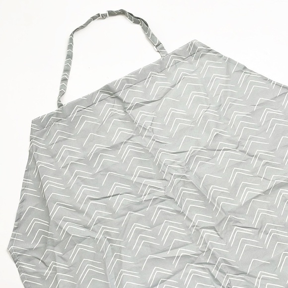 Nuby On The Go gray/white breastfeeding cover - Picture 3 of 4